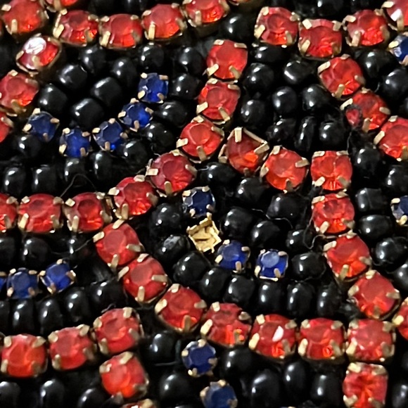 Zara rhinestone beaded clutch - Picture 8 of 8